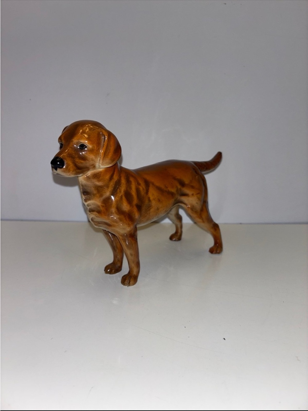 Vintage Goebel Hummel 1968 Large Brown/orange Labrador Dog Figurine CH 616